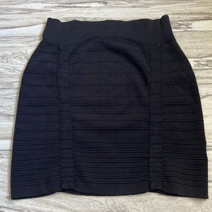 • Rock & Republic banded mini skirt, L •